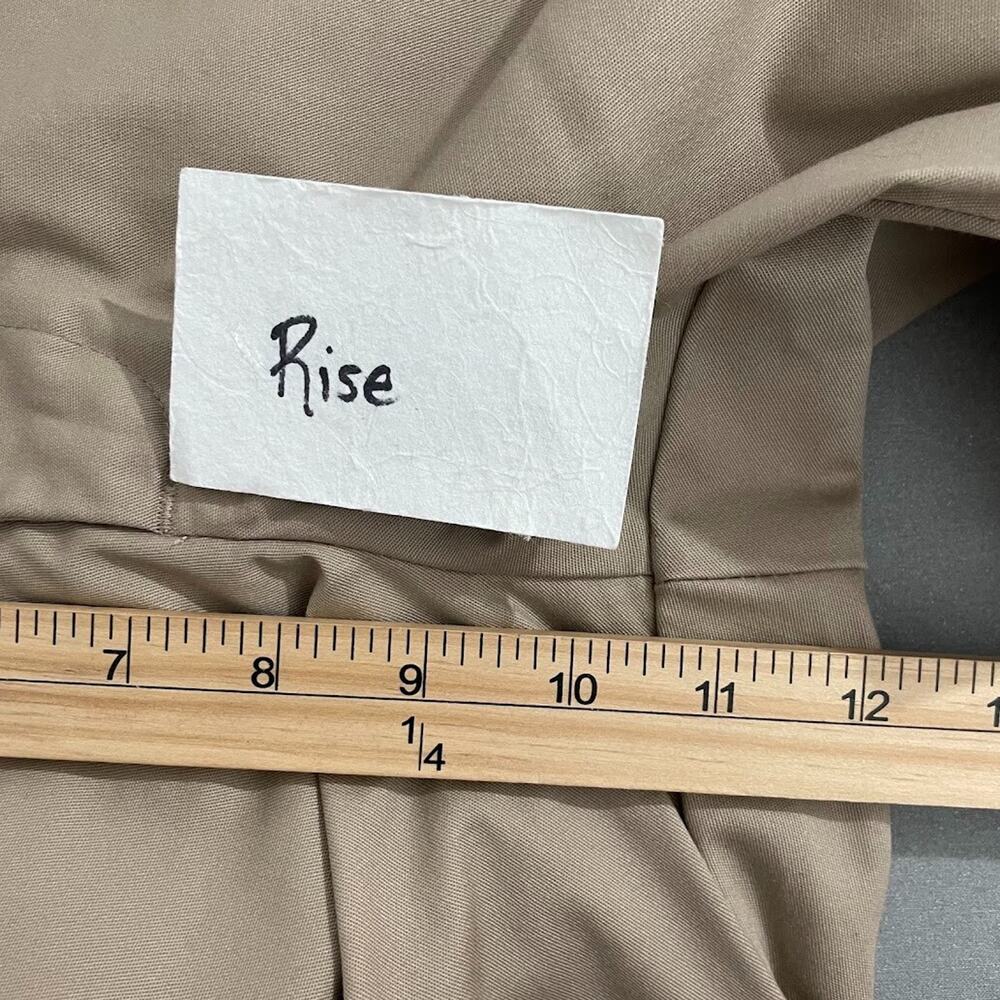LEE Pants Size 10 Medium Wrinkle Free Tan Khaki Chinos Office Career Neutral - Picture 10 of 12